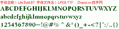 查看字体及作者详细介绍
