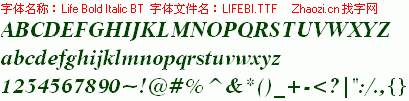 查看字体及作者详细介绍
