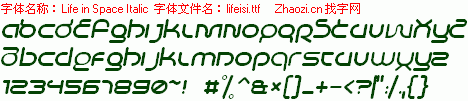 查看字体及作者详细介绍