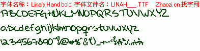查看字体及作者详细介绍