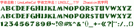 查看字体及作者详细介绍