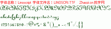 查看字体及作者详细介绍