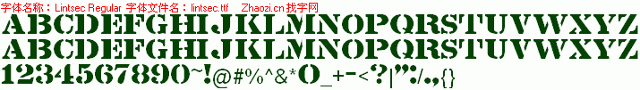查看字体及作者详细介绍