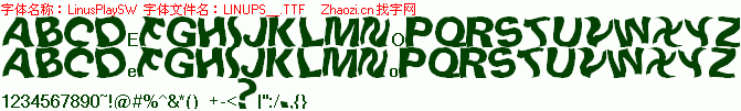 查看字体及作者详细介绍