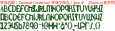 查看字体及作者详细介绍