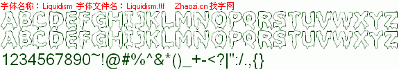 查看字体及作者详细介绍