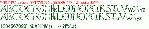 查看字体及作者详细介绍