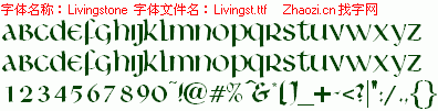 查看字体及作者详细介绍