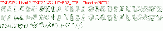 查看字体及作者详细介绍
