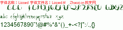 查看字体及作者详细介绍