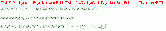 查看字体及作者详细介绍