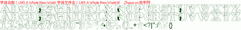 查看字体及作者详细介绍