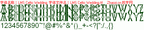 查看字体及作者详细介绍
