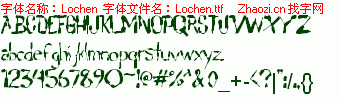 查看字体及作者详细介绍