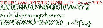 查看字体及作者详细介绍