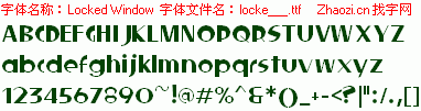 查看字体及作者详细介绍