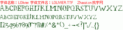 查看字体及作者详细介绍