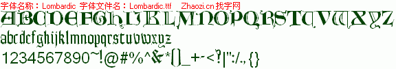 查看字体及作者详细介绍