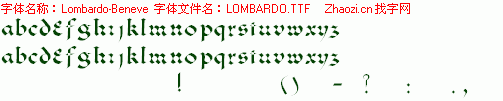 查看字体及作者详细介绍