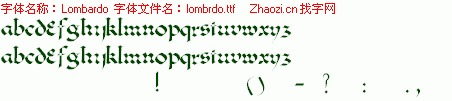 查看字体及作者详细介绍