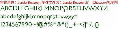 查看字体及作者详细介绍