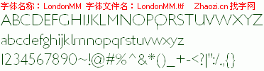 查看字体及作者详细介绍