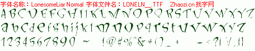 查看字体及作者详细介绍