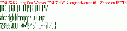 查看字体及作者详细介绍