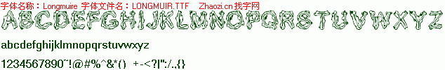 查看字体及作者详细介绍