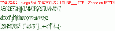 查看字体及作者详细介绍
