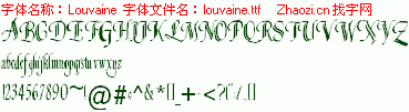 查看字体及作者详细介绍