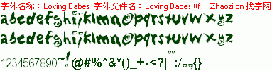 查看字体及作者详细介绍