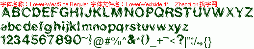 查看字体及作者详细介绍
