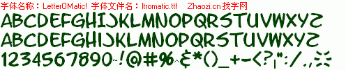 查看字体及作者详细介绍