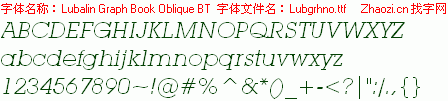 查看字体及作者详细介绍