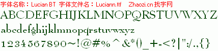 查看字体及作者详细介绍