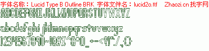 查看字体及作者详细介绍