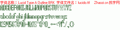 查看字体及作者详细介绍