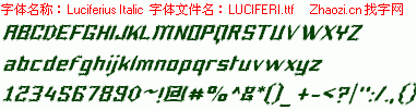 查看字体及作者详细介绍
