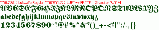 查看字体及作者详细介绍