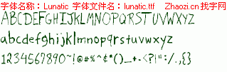 查看字体及作者详细介绍