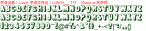 查看字体及作者详细介绍