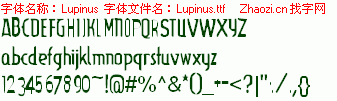 查看字体及作者详细介绍