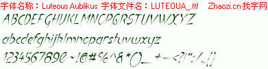 查看字体及作者详细介绍