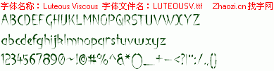 查看字体及作者详细介绍