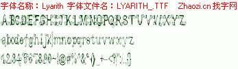 查看字体及作者详细介绍