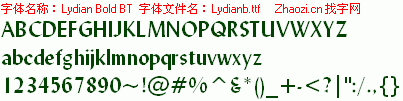 查看字体及作者详细介绍