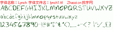 查看字体及作者详细介绍