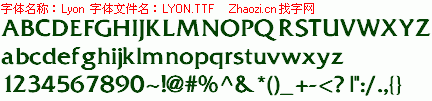 查看字体及作者详细介绍
