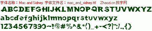 查看字体及作者详细介绍